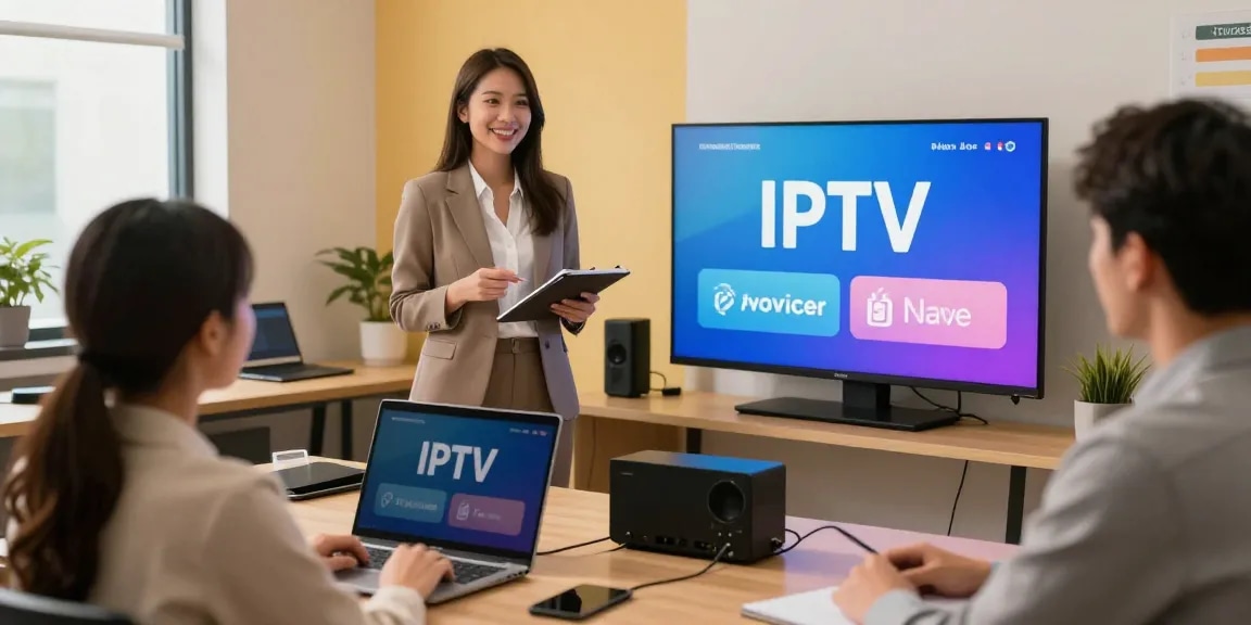 Best IPTV provider delivering trusted local services to customers in a professional setting.