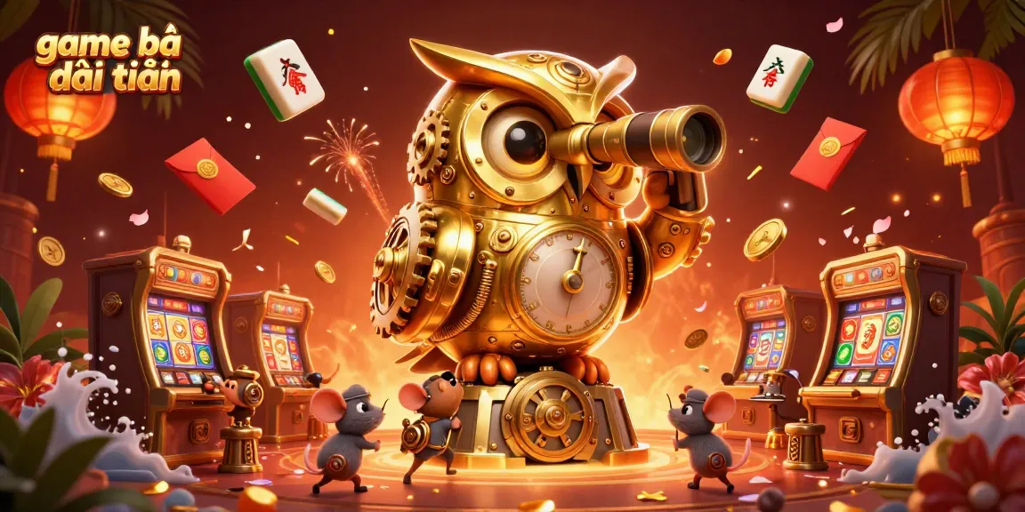 Experience the excitement of game bài đổi thưởng with charming cartoon characters in a richly themed casino setting.