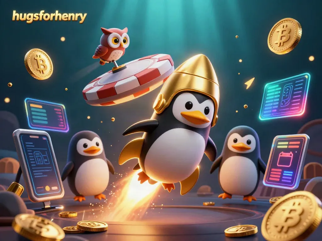 Engage with hugsforhenry in this vibrant cosmic casino adventure featuring animated elements.