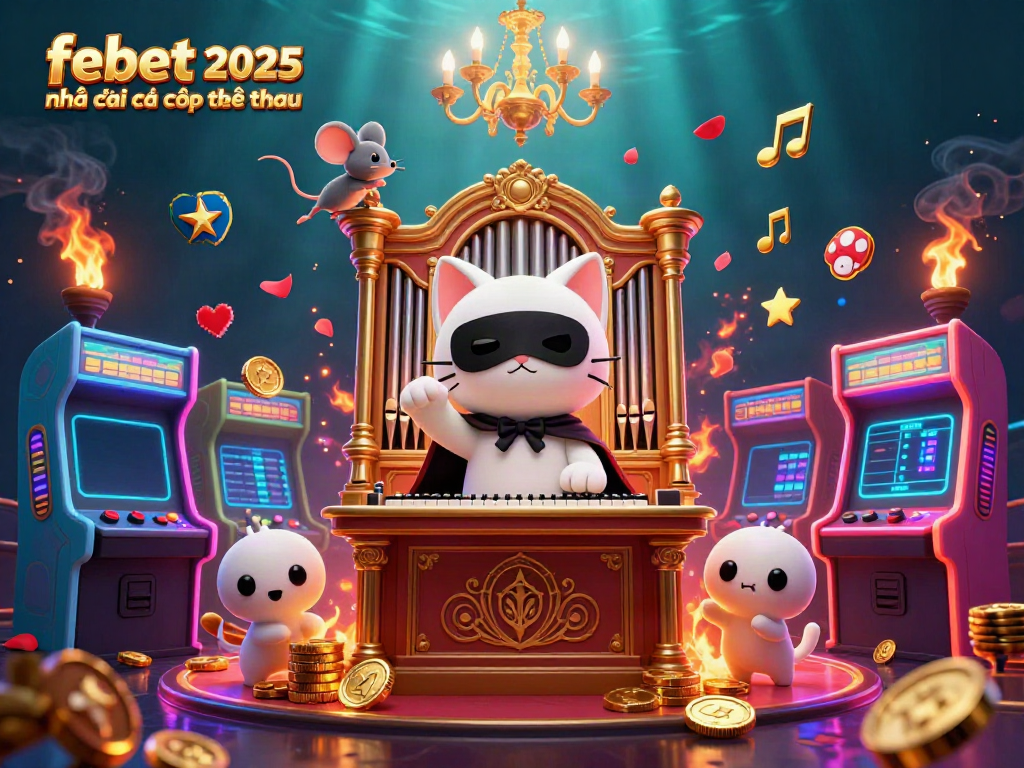 Enjoy gameplay at febet 2025 nhà cái cá cược thể thao with a dynamic scene featuring iconic casino elements.
